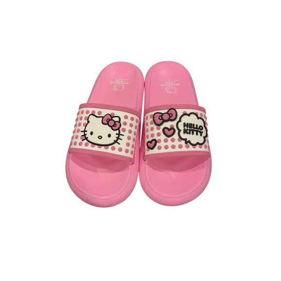 Hello Kitty by Sanrio Women's EVA Beach Slide Sandals pink  size 11 - Picture 6 of 10